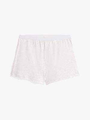 Пижамный комплект, борцовская спина, с шортами — Tommy Hilfiger, цвет: Ледяной серый меланжевый — фото 6