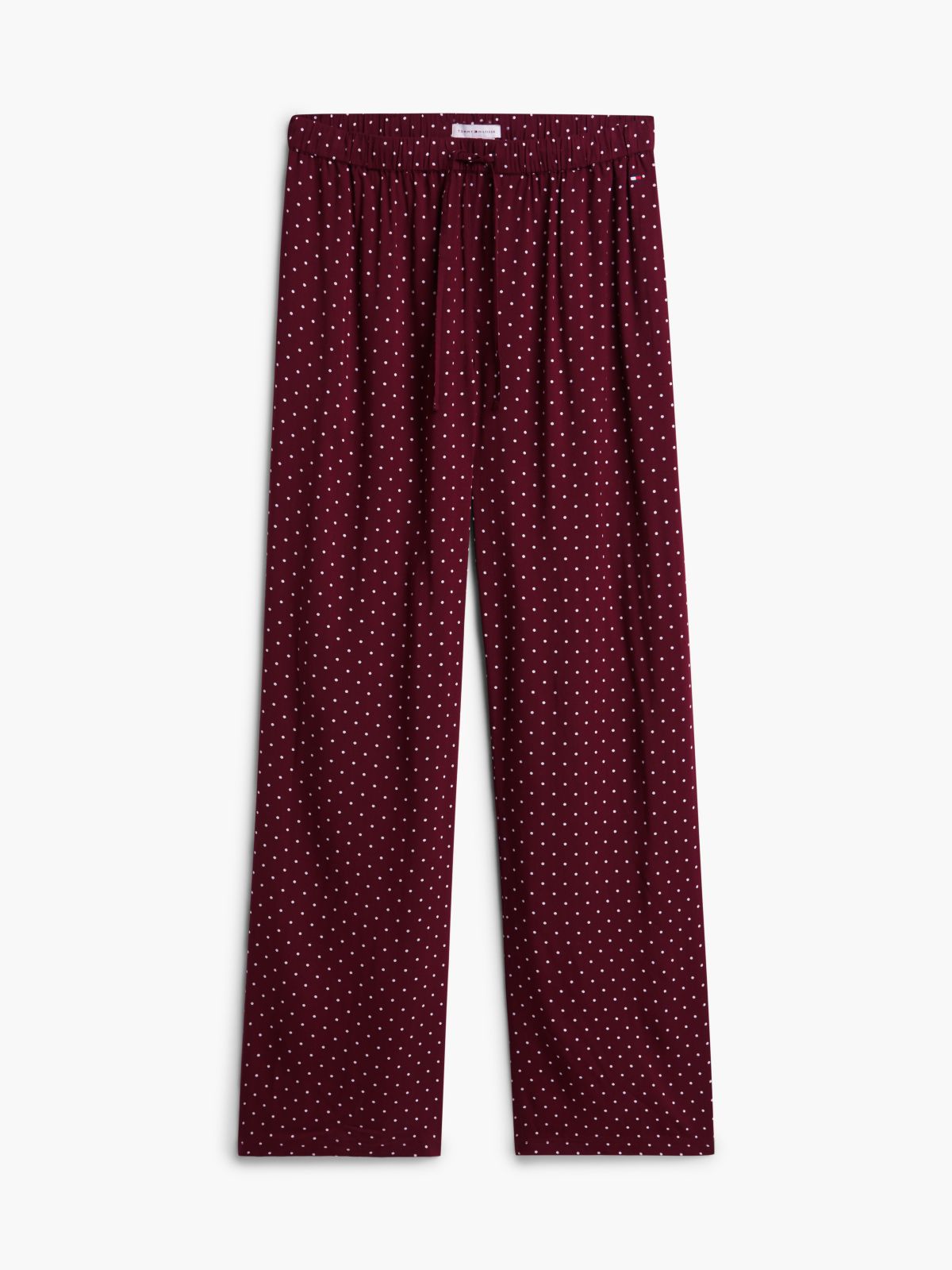 Lightweight Polka-Dot Sleep Pant — Polka Dot Burgundy