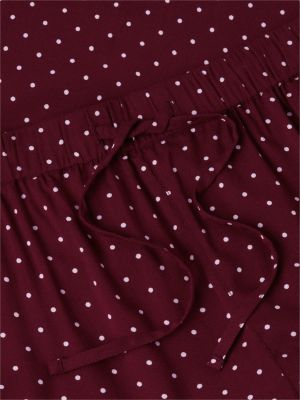 Пижамные брюки Polka-Dot — Tommy Hilfiger, цвет: В горошек бордовый — фото 6