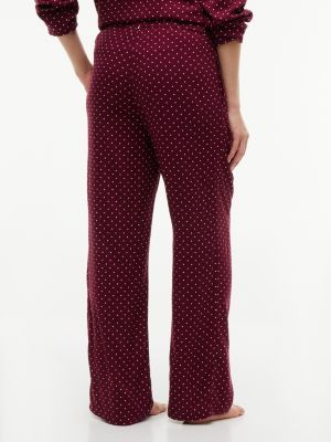 Пижамные брюки Polka-Dot — Tommy Hilfiger, цвет: В горошек бордовый — фото 4