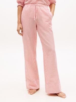 Tommy Hilfiger Women's Stripe Seersucker Sleep Pant - Ithaca Fireworks - XL