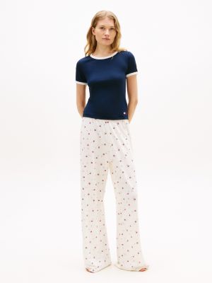 Женские футболки Tommy Hilfiger Ringer Sleep T-Shirt — фото 3