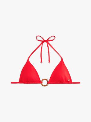 Верх бикини O-Ring, треугольные чашки — Tommy Hilfiger — фото 5