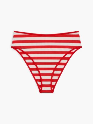 Низ бикини, крой чики, высокая посадка, в полоску — Tommy Hilfiger — фото 5