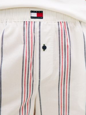 Пижамные брюки Poplin, в полоску — Tommy Hilfiger — фото 3