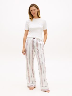 Stripe Poplin Sleep Pant, Beach House Stripe Navy