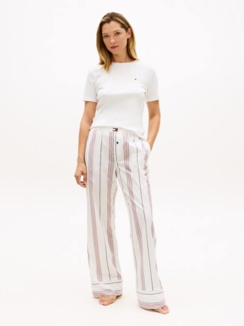 Пижамные брюки Poplin, в полоску — Tommy Hilfiger