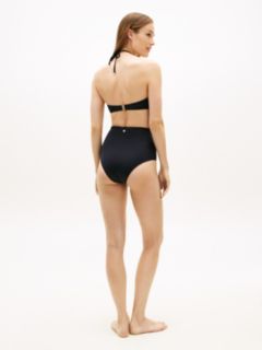 O-Ring High-Rise Bikini Bottom — Black 4