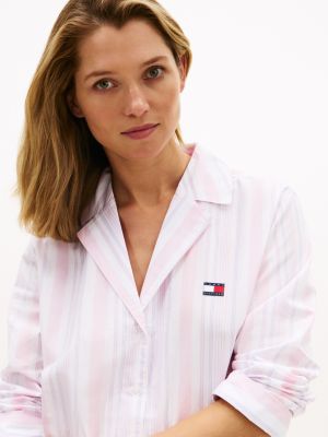 Tommy Hilfiger Striped Poplin Sleep Dress — фото 2