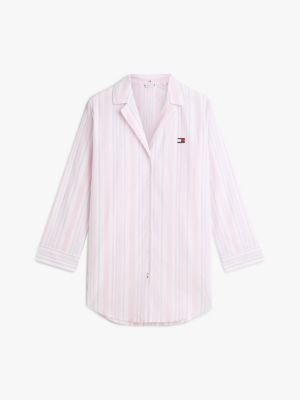 Tommy Hilfiger Striped Poplin Sleep Dress — фото 5