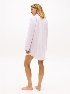 Tommy Hilfiger Striped Poplin Sleep Dress — фото 4
