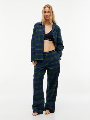 Пижамные брюки Plaid, фланель — Tommy Hilfiger, цвет: Клетчатый вечнозелёный — фото 2