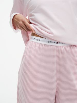 Пижамный комплект, джерси — Tommy Hilfiger, цвет: Розовый / Полосатый розовый — фото 2
