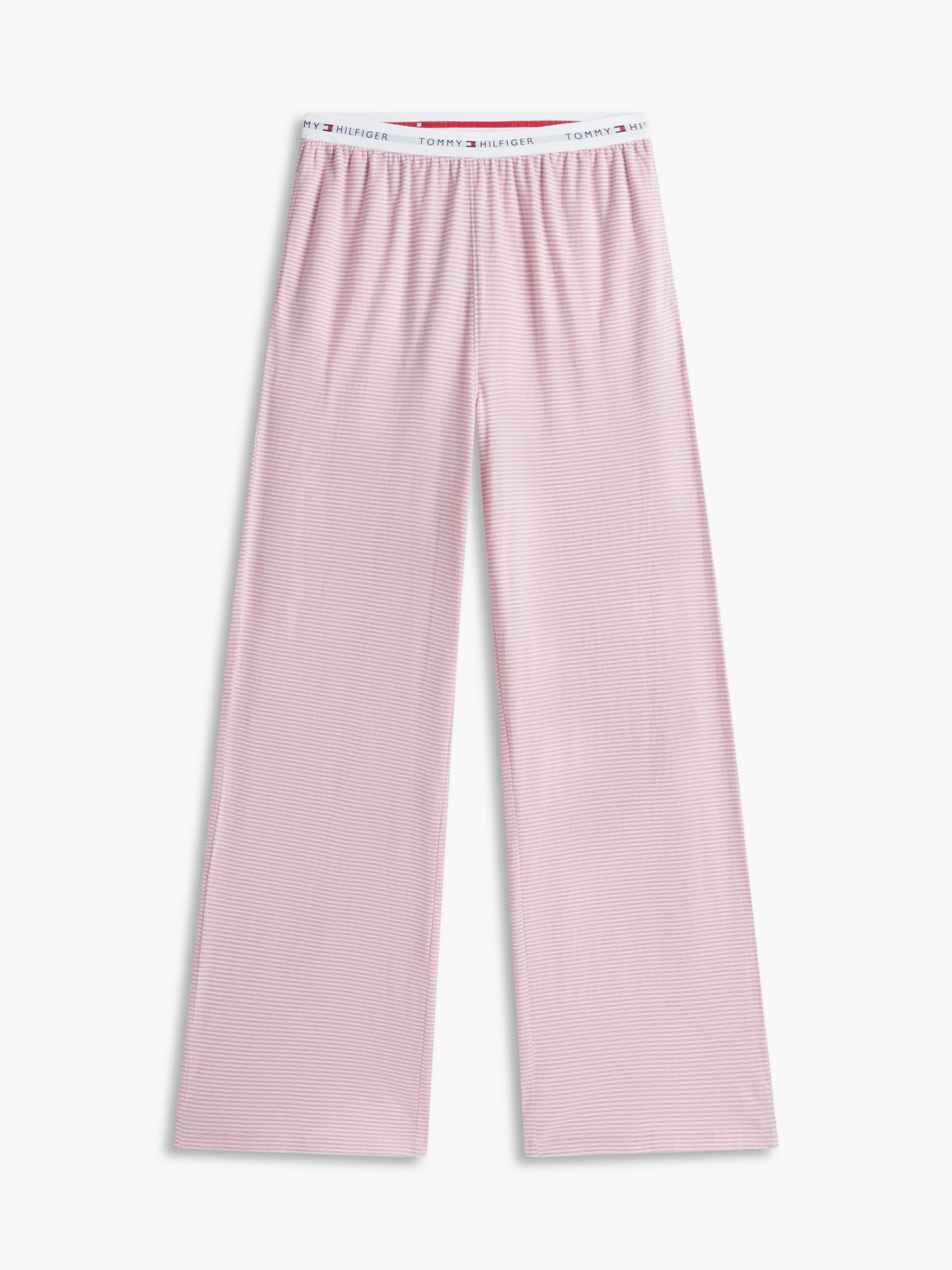 Jersey T-Shirt & Pant Sleep Set — Pink / Striped Rose