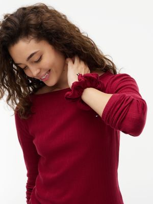 Пижамный комплект Gift, ажурная вязка — Tommy Hilfiger, цвет: Rouge — фото 3