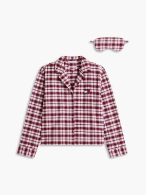 Пижамный комплект Gift, фланель — Tommy Hilfiger, цвет: Светлый розовый клетчатый — фото 5
