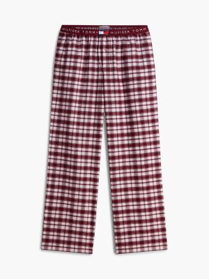 Пижамные брюки Plaid, фланель — Tommy Hilfiger, цвет: Светлый розовый клетчатый — фото 5