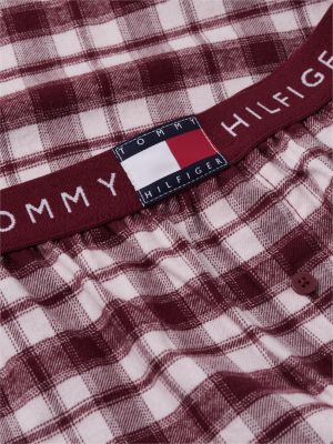 Пижамные брюки Plaid, фланель — Tommy Hilfiger, цвет: Светлый розовый клетчатый — фото 6
