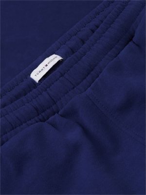 Пижамные брюки Signature, махра, в полоску — Tommy Hilfiger, цвет: Синий чернильный — фото 6