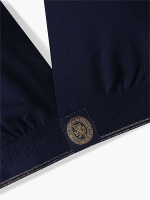 Бралетт Shimmer Crest, уплотнённая чашка, с логотипом — Tommy Hilfiger, цвет: Тёмно-синий — фото 6