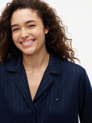 Пижамный комплект Shimmer, в полоску — Tommy Hilfiger, цвет: Тёмно-синий — фото 2