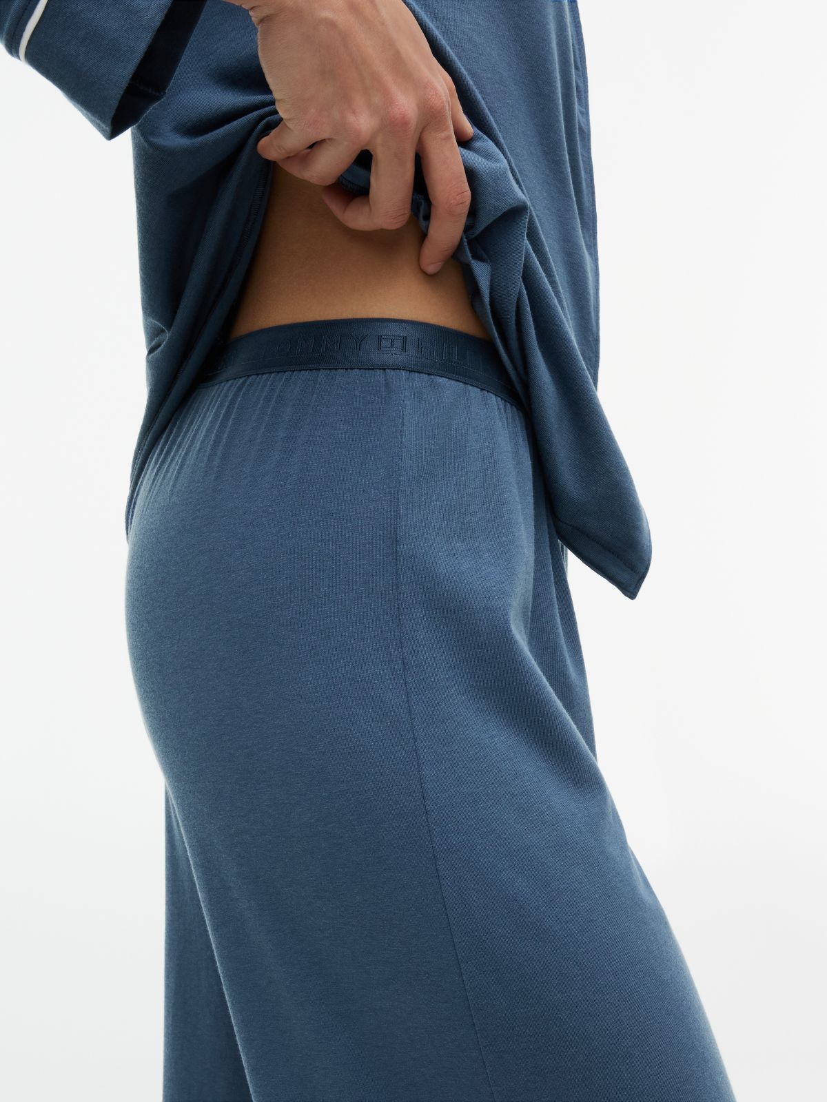 Jersey Shirt & Pant Sleep Set — Aegean Sea