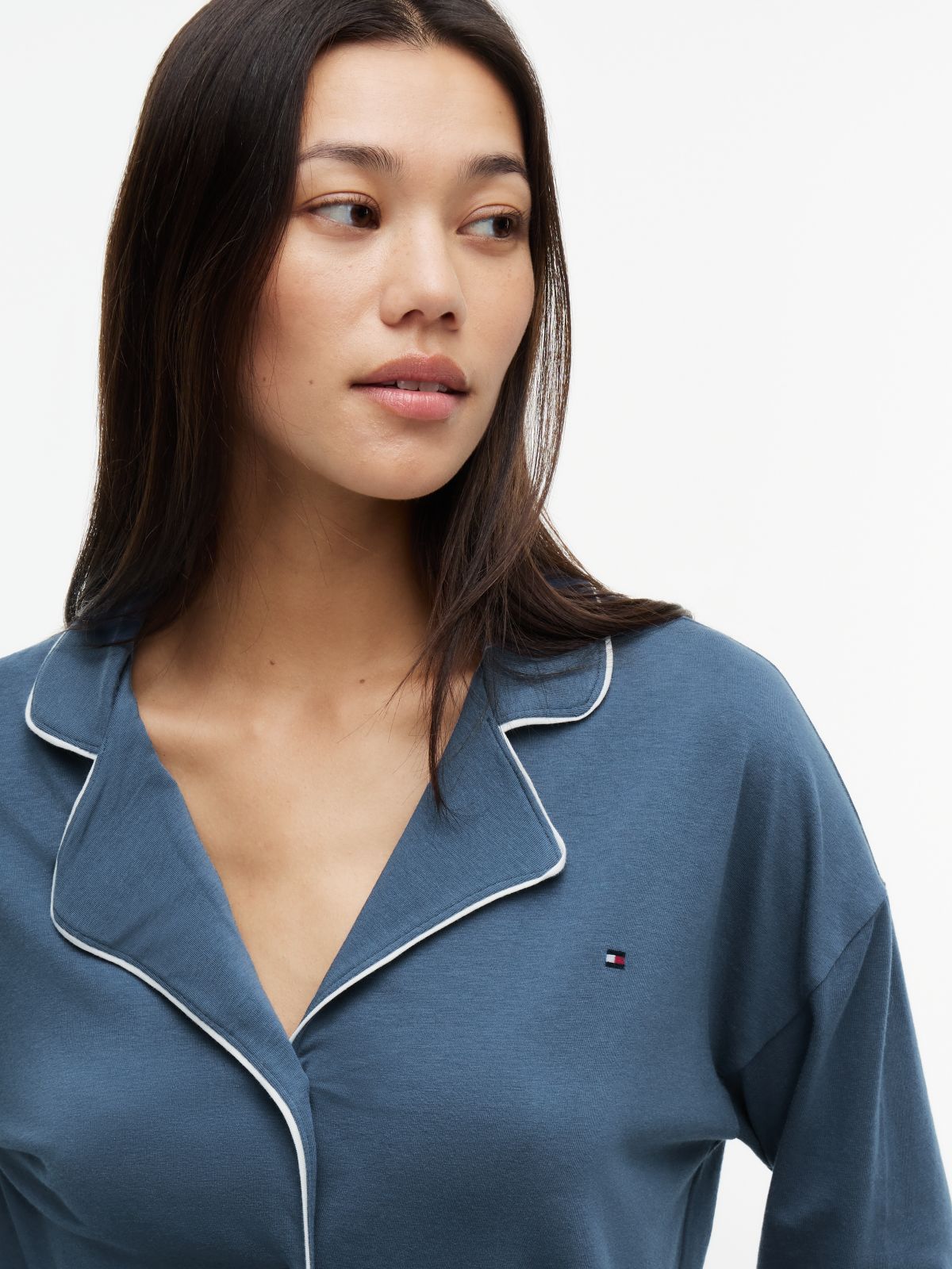 Jersey Shirt & Pant Sleep Set — Aegean Sea