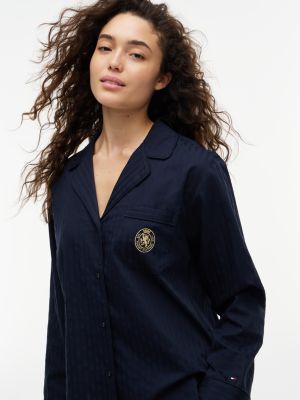 Пижамный комплект Crest Dobby, с логотипом — Tommy Hilfiger, цвет: Полосатый — фото 2