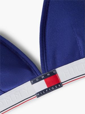 Бралетт Varsity, треугольные чашки, в рубчик — Tommy Hilfiger, цвет: Синий чернильный — фото 6