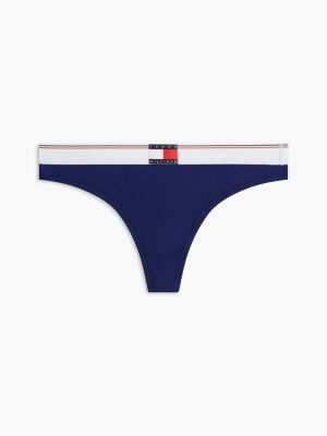 Трусы-стринги Varsity, в рубчик — Tommy Hilfiger, цвет: Синий чернильный — фото 5