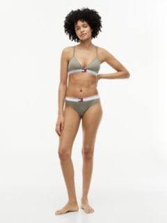 Varsity Rib-Knit Thong — Utility Sage 2