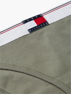 Varsity Rib-Knit Bikini Brief — Utility Sage 6