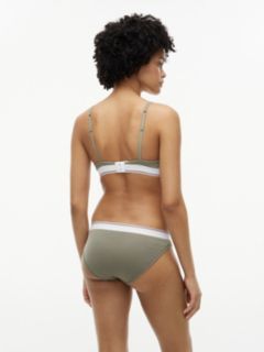 Varsity Rib-Knit Bikini Brief — Utility Sage 4