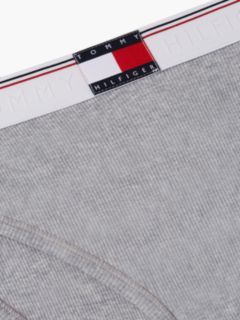 Varsity Rib-Knit Bikini Brief — Light Grey Heather 7