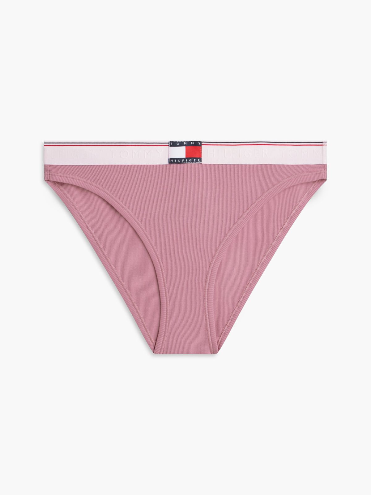 Varsity Rib-Knit Bikini Brief — Little Rosey