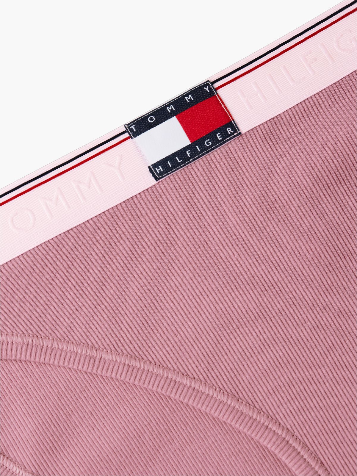 Varsity Rib-Knit Bikini Brief — Little Rosey