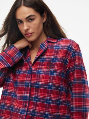 Пижамный комплект Plaid, фланель — Tommy Hilfiger, цвет: Клетчатый красный — фото 2