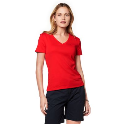 tommy hilfiger classic v neck tee