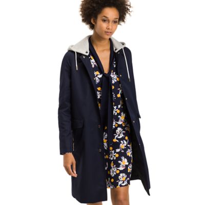 tommy hilfiger modern hooded coat