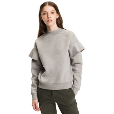 mock turtleneck sweatshirt