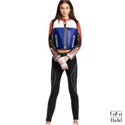 Gigi Hadid Leather Speed Jacket