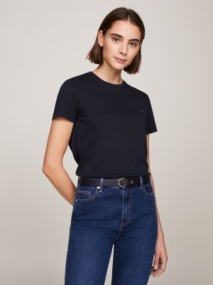 tommy hilfiger basic tee women's