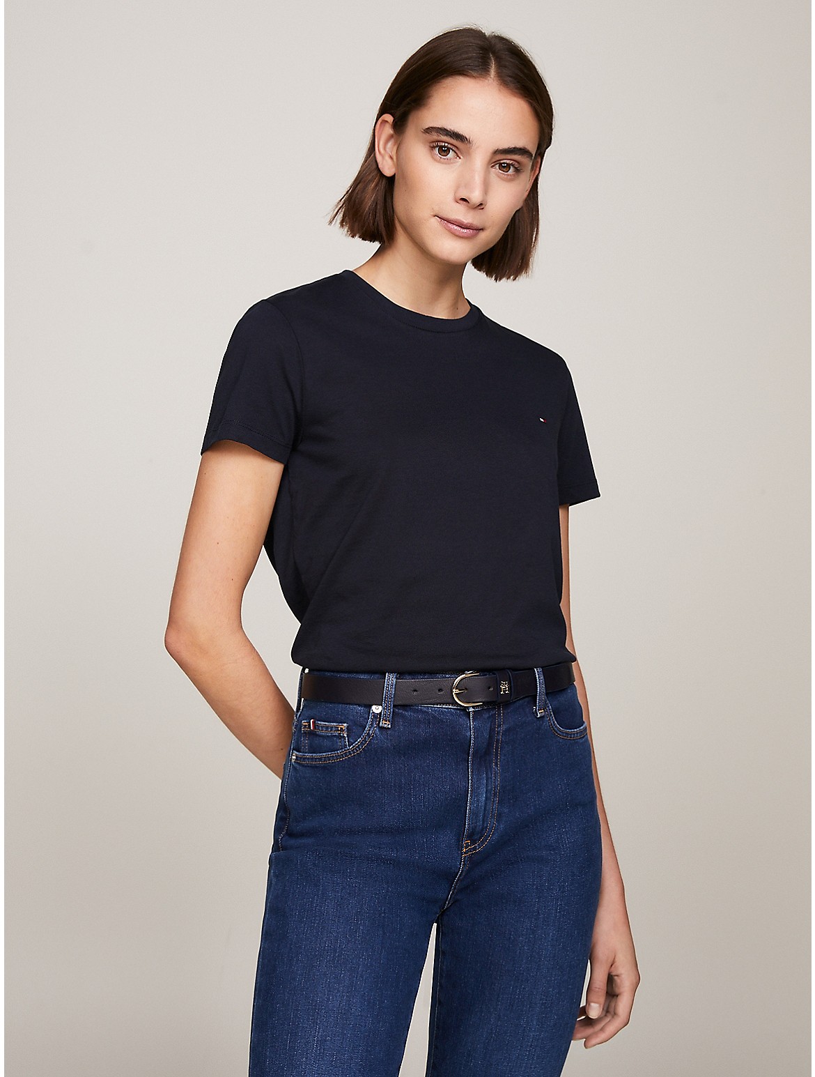 Tommy Hilfiger Women's Essential Solid T-Shirt