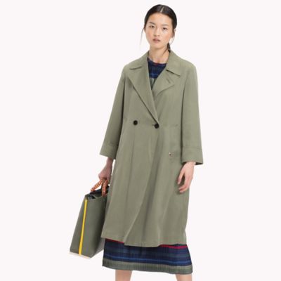 tommy hilfiger khaki coat