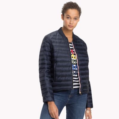 tommy hilfiger packable down bomber jacket