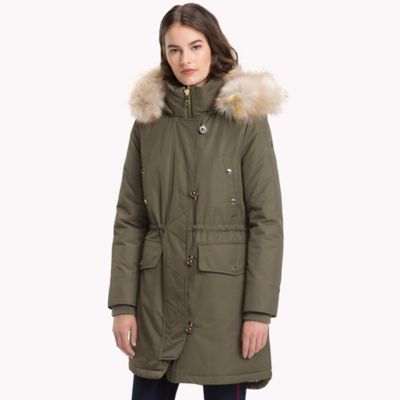 tommy hilfiger khaki jacket women's