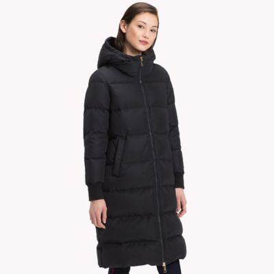 tommy hilfiger long padded coat