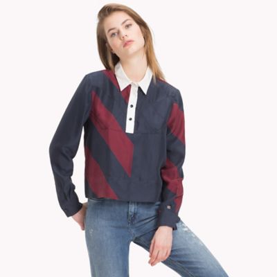 Tommy Icons Silk Blouse | Tommy Hilfiger