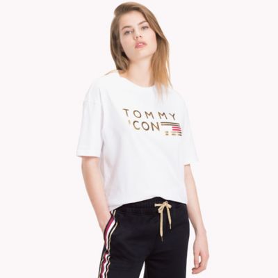 Tommy Icons Organic Cotton T-Shirt 