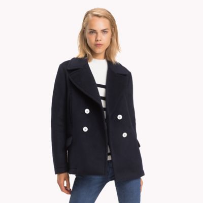 tommy hilfiger short peacoat